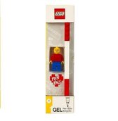 LEGO - Gel Pen - met minifiguur - rood