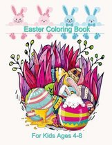 Easter Coloring Book Kids Ages 4-8: Easter Egg Coloring Book For Kids, Easter Egg Mandala Coloring Book