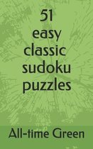 Easy SUDOKU Puzzles: 51 Classic Easy SUDOKU Puzzles