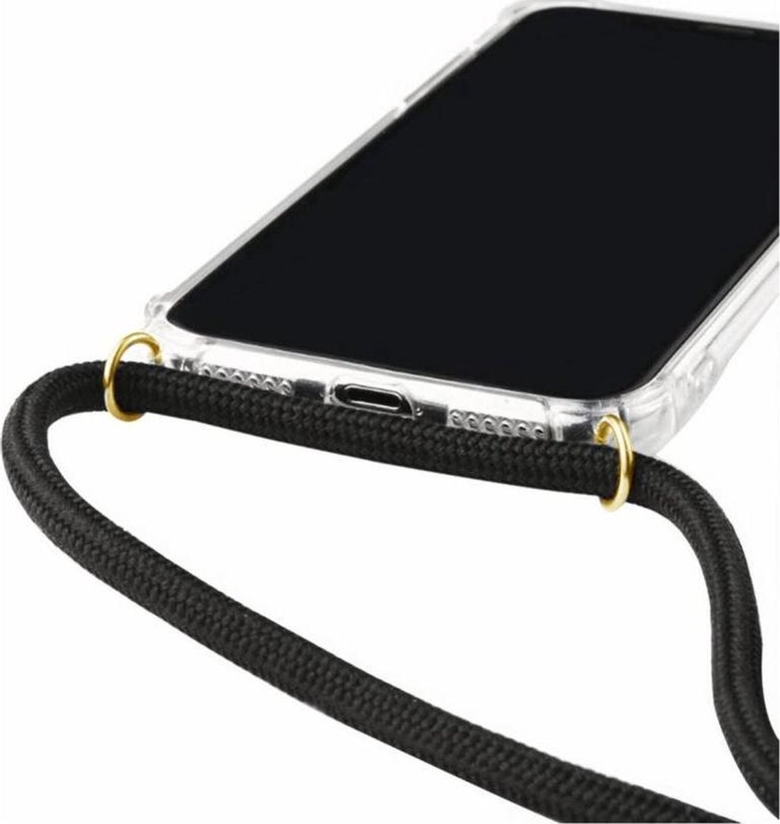 Telefoonhoesje met koord Samsung Galaxy A50 / A30s / A50s Zwart Inclusief... bol