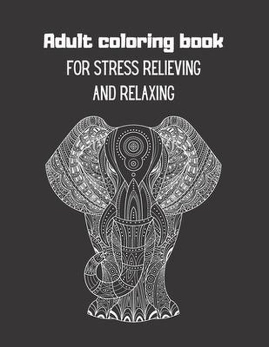 Adult coloring book - cover