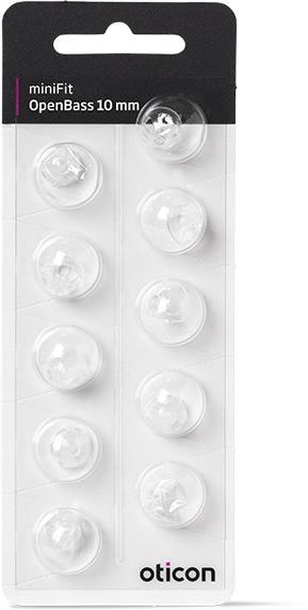 Goedkoopste Oticon | OpenBass dome miniFit 10mm | 10 stuks | tip - oorstukje - oortje