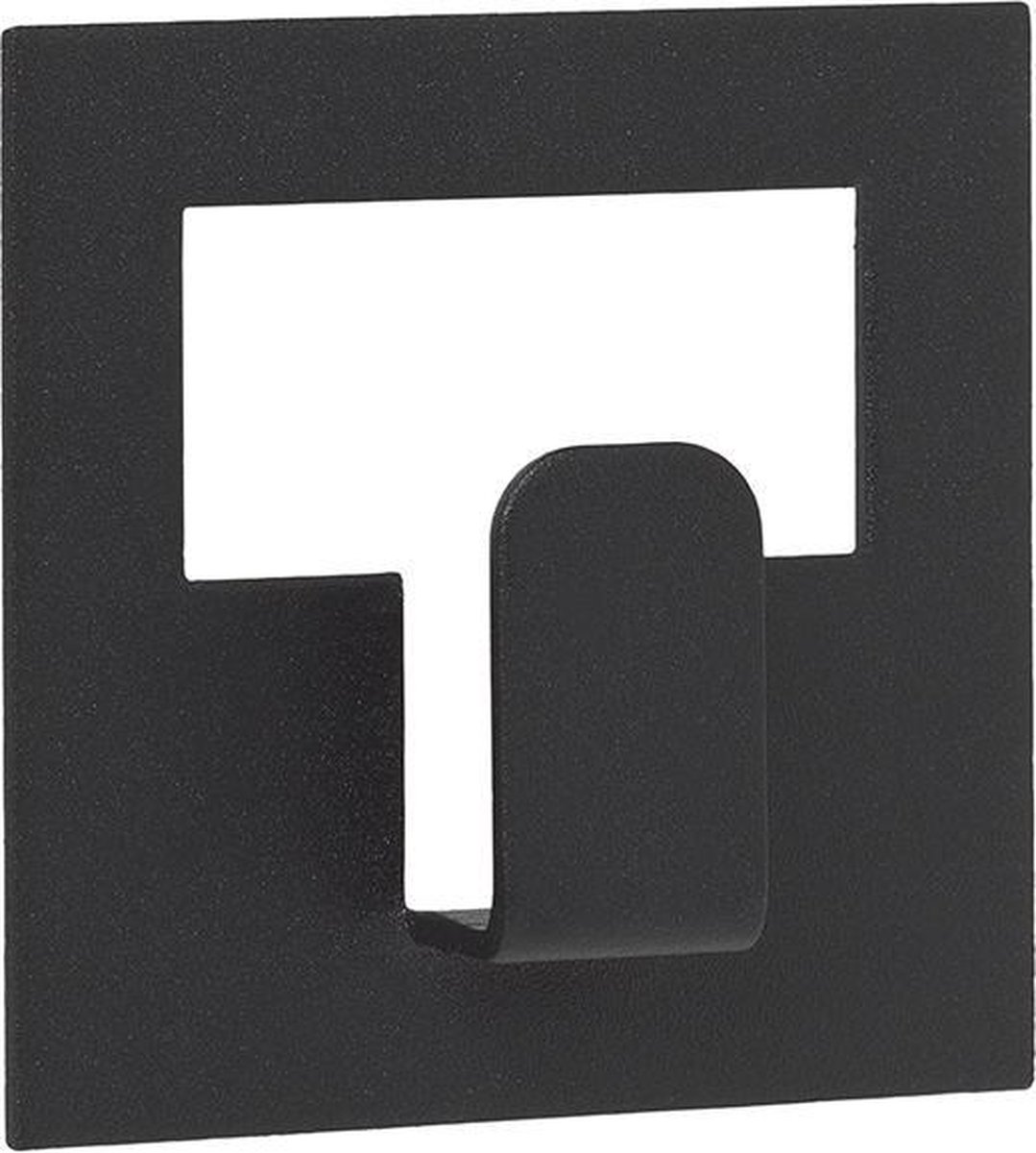 Blomus VINDO handdoekhaak zelfklevend (Black) set/4