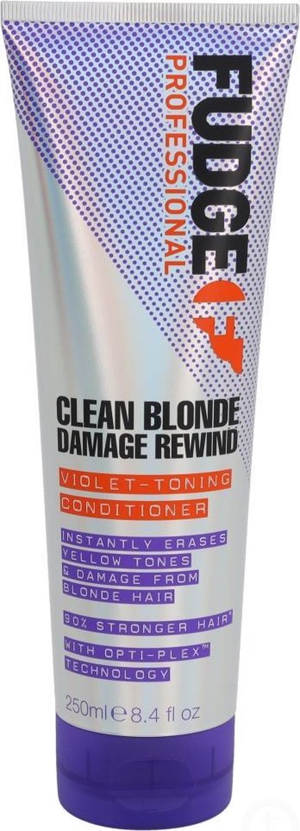 Fudge Clean Blonde Damage - Conditioner Violet 250 | bol - Rewind ml