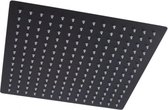 SaniSupreme Regendouche douchekop XL|mat zwart| vierkant| 30 cm|12 inch