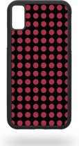 Red polka dots Telefoonhoesje - Apple iPhone X / XS
