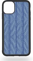 Blue woolen pattern Telefoonhoesje - Apple iPhone 11