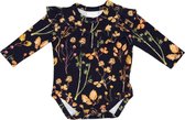 Misioo Forest Meadow Romper - planten - kinderkleding - romper baby - bloemen - babykleertjes - baby -Maat 56/62