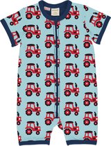 Maxomorra Tractor Rompersuit Short Maat 62/68