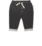 Miela kids - Cozy gestreepte broek - Grey Melange 2-3 jaar