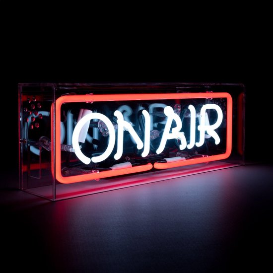 On Air' Glass Neon Sign