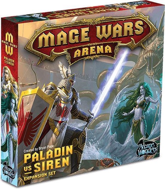 Afbeelding van het spel Asmodee Mage Wars Arena Paladin vs Siren - EN
