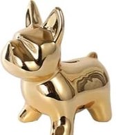 Spaarpot Franse Bulldog goud