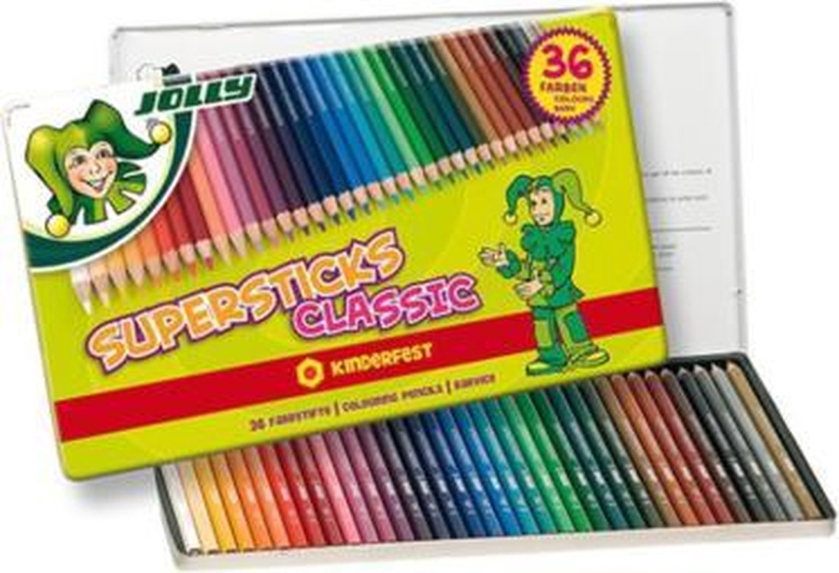 Jolly Supersticks Classic kleurpotloden 36 stuks