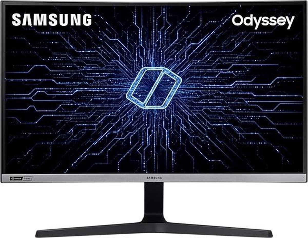 Samsung C27RG54FQR Gaming monitor 68.6 cm (27 inch) Energielabel F (A - G) 1920 x 1080 Pixel Full HD 4 ms DisplayPort, HDMI VA LCD