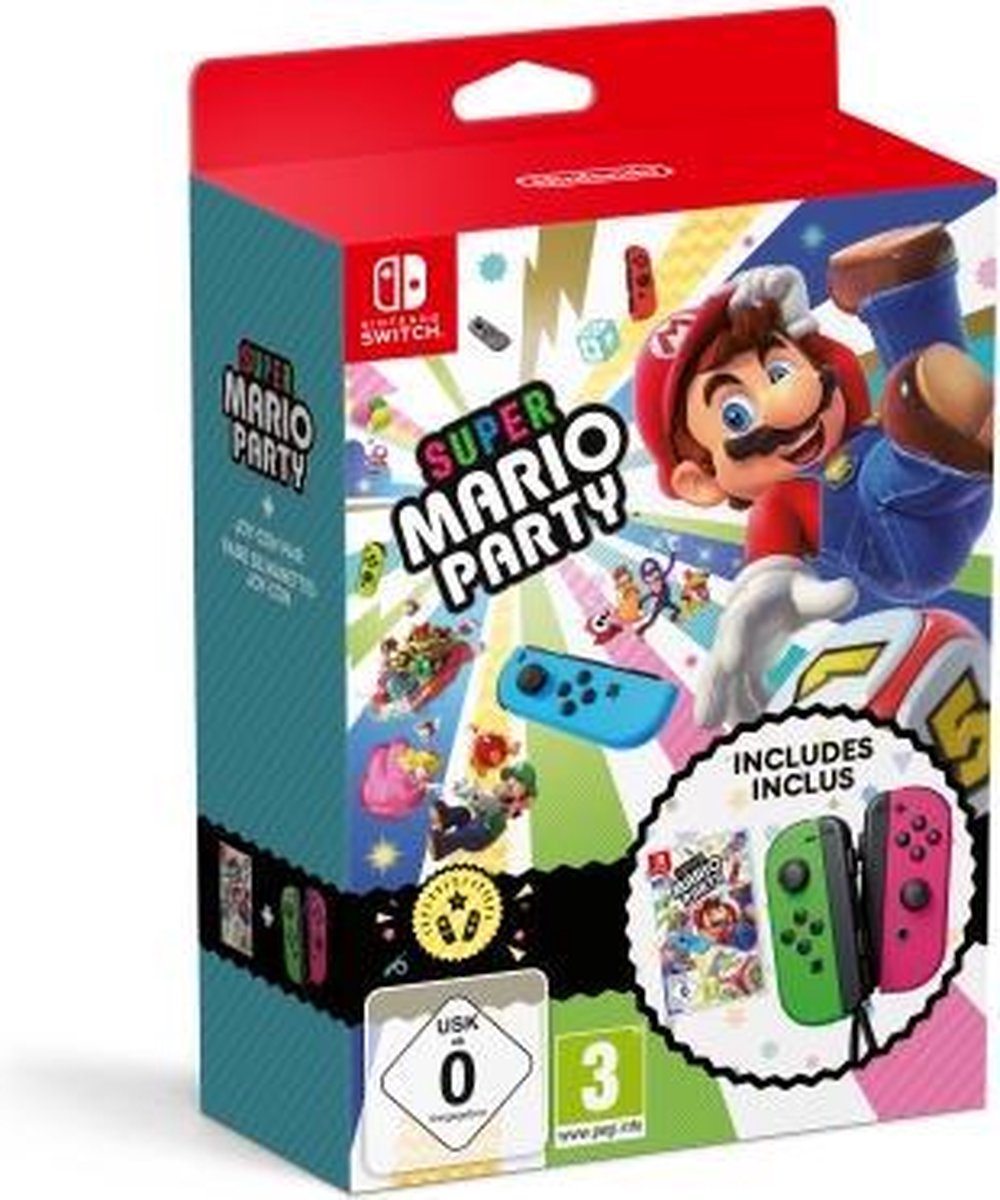 Nintendo Super Mario Party bundel + Joycon controllers - Switch | Games |  bol.com