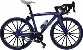 wielrenfiets miniatuur tour de France fiets blauw racefiets race fiets