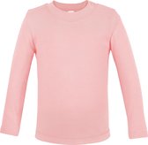 Link Kids Wear baby T-shirt met lange mouw - Baby roze - Maat 74/80
