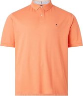 Tommy Hilfiger Big and Tall Poloshirt Regular Oranje