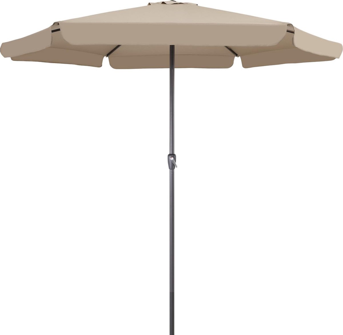 Kingsleeve Parasol – UV-bescherming 50+ – Taupe Ø 330cm