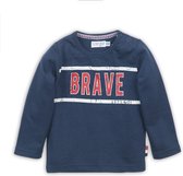 Dirkje baby jongens shirt Navy Brave - Maat 86