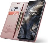Hoesje Geschikt voor Xiaomi Poco M3 met Anti Skim Bescherming - Bookcase Pasjes RFID Beschermd Cover Case Roze Goud
