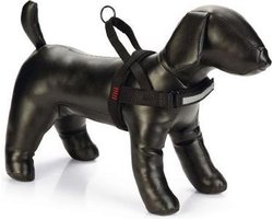 Beeztees Parinca Comfort Hondentuig Nylon Zwart 42-52 cm x 20 mm