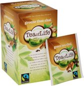 Tea of Life Fairtrade - Groene Thee Chai - 80 zakjes