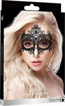 Queen Black Lace Mask - Black