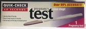 Zwangerschapstest binnen 60 seconds zeer makelijk en snel - pregnancy test