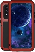Samsung Galaxy A52 / A52s hoes, Love Mei, Metalen extreme protection case, Rood - GSM Hoesje / Telefoonhoesje Geschikt Voor: Samsung Galaxy A52; Samsung Galaxy A52 5G; Samsung Gala