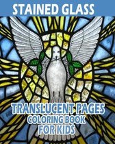 stained glass coloring book translucent pages for kids
