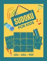 Sudoku For Kids 4X4 - 6X6 - 9X9