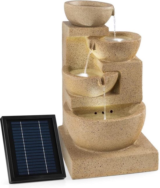 Gutos Fontein Solar - Fontein op zonne energie - waterfontein zonne-energie  -... | bol.com