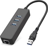 Jumalu USB 3.0 Gigabit LAN Ethernet Adapter met USB Hub - 3 poort USB - Ethernet adapter
