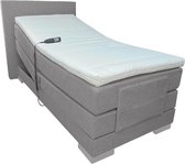 Slaaploods.nl Cool - Elektrische Boxspring inclusief matras - 90x210 cm - Grijs