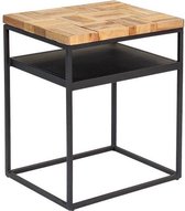 Sense' Living Bijzettafel Dreamer 55 Cm Hout/staal Bruin/zwart