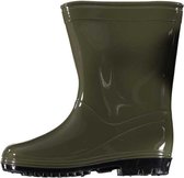 Xq Footwear Regenlaarzen Halfhoog Junior Rubber Groen Maat 35