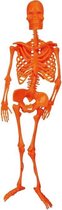 Fiestas Guirca Hangdecoratie Skelet 34 Cm Polyester Oranje