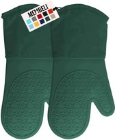 Membeli Ovenwanten 2 Stuks Hittebestendige Ovenhandschoenen - Groen - 1 Paar