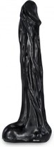 XXLTOYS - Kurt - Dildo - Inbrenglengte 25 X 5 cm - Black - Uniek Design Realistische Dildo – Stevige Dildo – voor Diehards only - Made in Europe