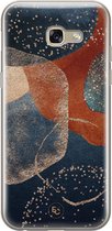 Samsung Galaxy A5 2017 siliconen hoesje - Abstract Terracotta - Soft Case Telefoonhoesje - Multi - Print