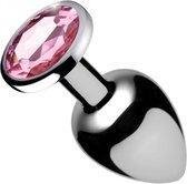 Pink Gem Anal Plug Large - Pink