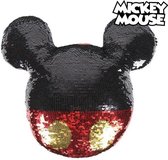 Kussen met omkeerbare pailletten Mickey Mouse Sierkussen voor Kinderen