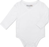 Petelulu - Bamboe Omslag Romper - 6-12 Maanden - Crème Wit