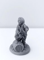 3D Printed Miniature - Bard Male 01 - Dungeons & Dragons - Hero of the Realm KS