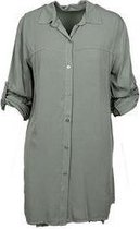 Loose fit overhemd met lange mouwen - M