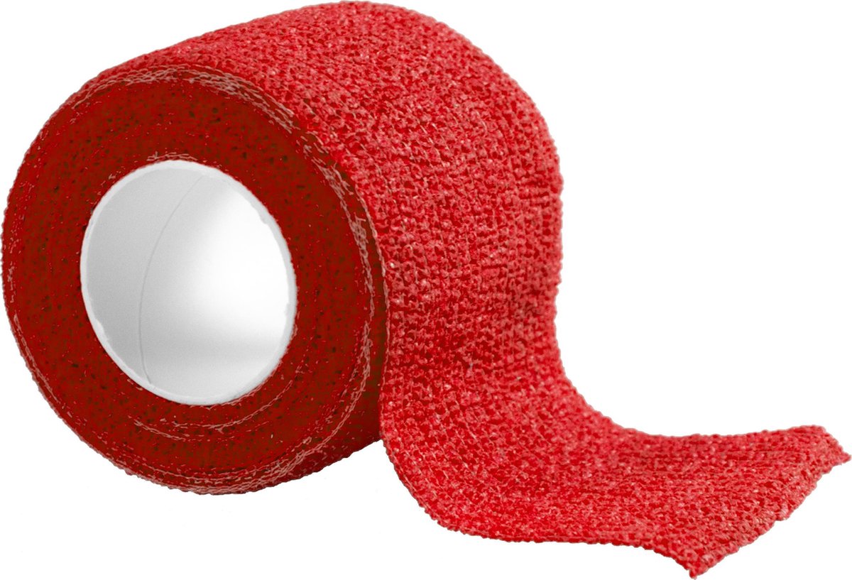 Sokken Tape Red - 5cm x 4,5m - Spiertape - Tape
