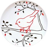 BORD AAN TAFEL - Birds - Bord XXL Mus 32cm