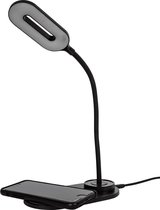 Bureaulamp met draadloze oplaadfunctie – Zwart